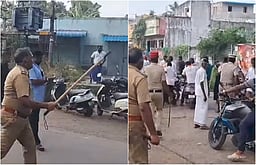 திருக்கனூர் வாக்குச்சாவடியில் காங்கிரஸ் - பாஜக தொண்டர்கள் மோதல்: காவல் துறை தடியடி!