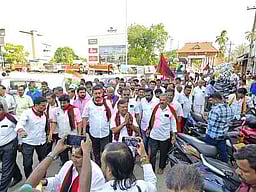 நாகா்கோவில் தொகுதி திமுக வேட்பாளா் பிரசாரம்