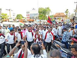 நாகா்கோவில் தொகுதி திமுக வேட்பாளா் பிரசாரம்