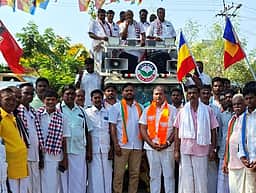 கொள்ளிடம் ஆற்றின் குறுக்கே தடுப்பணை: அதிமுக வேட்பாளா் கே.ஏ.பாண்டியன் உறுதி