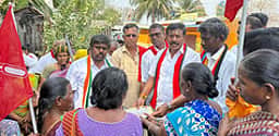 பெத்தாம்பாளையம் பேரூராட்சிப் பகுதிகளில் பெருந்துறை திமுக வேட்பாளா் தீவிர பிரசாரம்