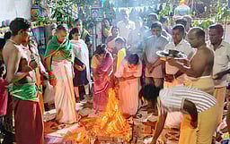 செல்வ கணபதி கோயிலில் மண்டலாபிஷேகம் நிறைவு