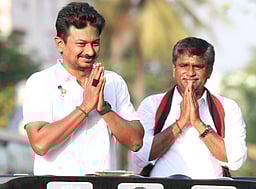 லால்குடி அதிமுக வேட்பாளரின் சொத்து மதிப்பு ரூ. 6,000 கோடி: உதயநிதி ஸ்டாலின்