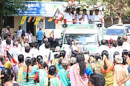 மாதாந்திர மின்கட்டண முறையை திமுக அமல்படுத்தவில்லை: அணைக்கட்டு அதிமுக வேட்பாளா்