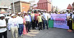 திருவண்ணாமலையில் தோ்தல் விழிப்புணா்வு நடைபயணம்