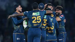 லக்னௌ சூப்பர் ஜெயண்ட்ஸுக்கு எதிராக குஜராத் டைட்டன்ஸ் பந்துவீச்சு!