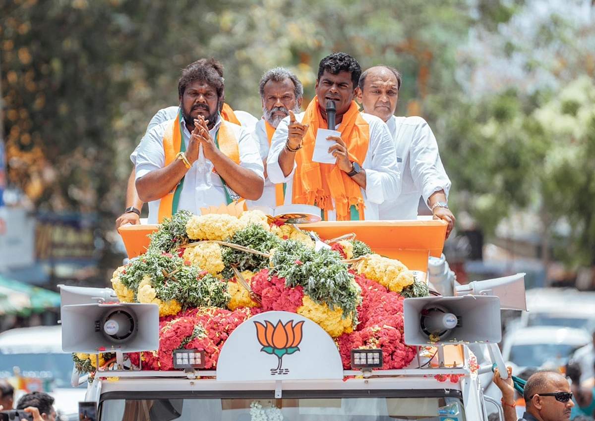 நாட்டில் ரயில் பாதை இல்லாத ஒரே பேரவைத் தொகுதி திருப்பத்தூர்: அண்ணாமலை குற்றச்சாட்டு