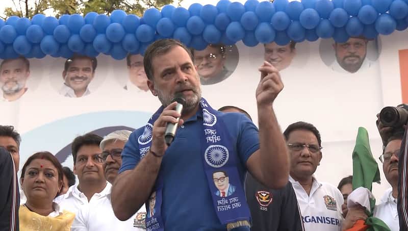 Congress MP and Leader of the Opposition in the Lok Sabha, Rahul Gandhi