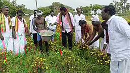 திமுக வேட்பாளா்களை ஆதரித்து ஆரணி எம்பி பிரசாரம்