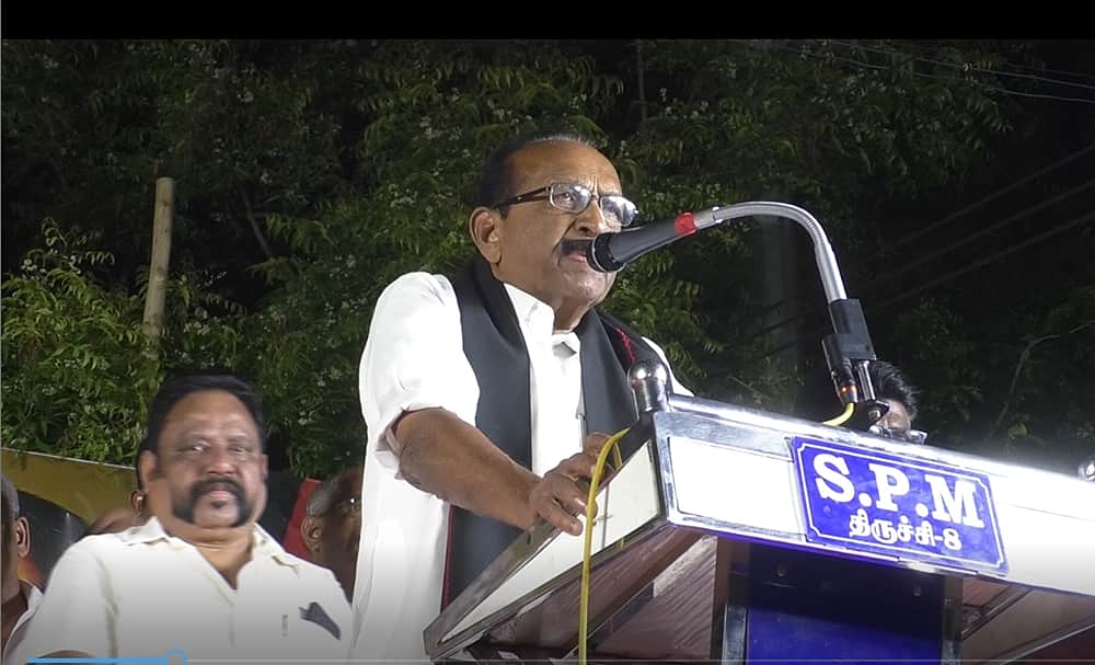 தமிழகத்தில் கூட்டணி ஆட்சி என்ற பேச்சுக்கே இடமில்லை: வைகோ 