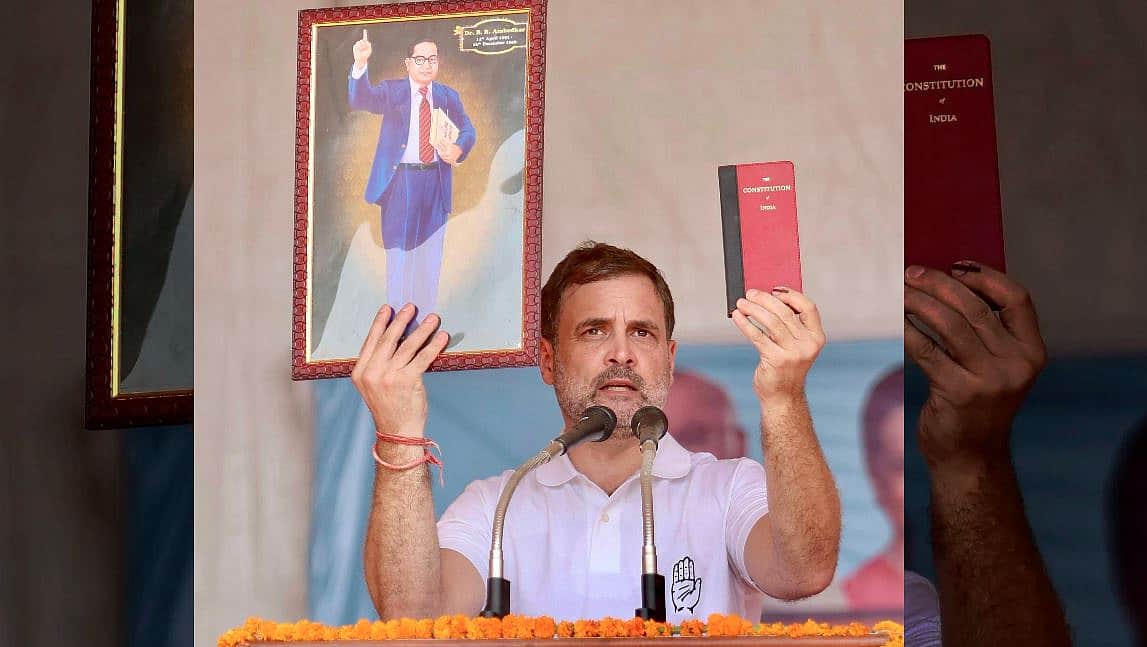 அம்பேத்கர் கொள்கையை கடைசி மூச்சுவரை பாதுகாப்பேன்: ராகுல் காந்தி