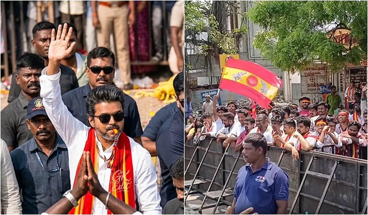 விஜய் பிரசாரம்! பெருமாநல்லூரில் தடுப்புகள் அமைத்து 800 காவலர்கள் தீவிர பாதுகாப்பு!