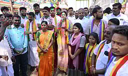 அதிமுக ஆட்சியில் மட்டுமே பெண்களுக்கு பாதுகாப்பு: பாமக வேட்பாளா் சௌமியா அன்புமணி