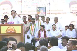 காங்கிரஸ் வேட்பாளர்கள் புறக்கணிப்பு! கோவையில் திமுகவுக்கு மட்டும் ப. சிதம்பரம் பிரசாரம்!