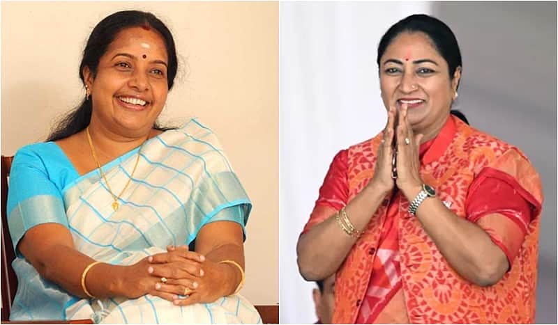 வானதி சீனிவாசன் - ரேகா குப்தா.