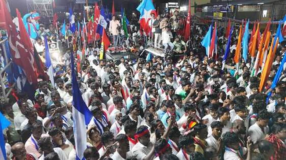 திமுகவுக்கு சிறுபான்மையினா் வாக்குகள் செல்வதை தடுக்கவே விஜய் கட்சி தொடங்கியுள்ளாா்: தொல்.திருமாவளவன்