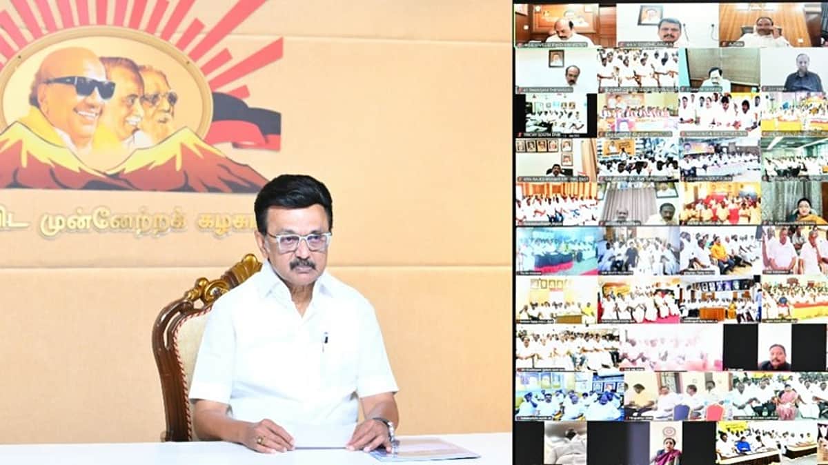 திமுக மாவட்டச் செயலாளர்களுடன் முதல்வர் மு.க.ஸ்டாலின் அவசர ஆலோசனை!