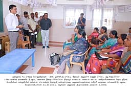 பல்லடம் தொகுதி வாக்குச்சாவடி அலுவலா்களுக்கு பயிற்சி