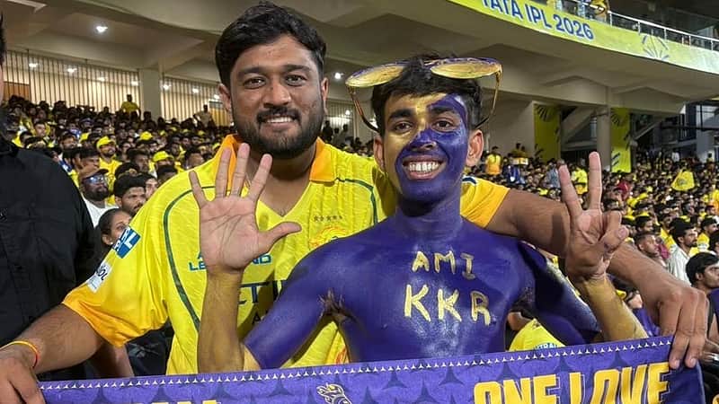 chennai fan and KKR fan.