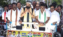 அறந்தாங்கி காங்கிரஸ் வேட்பாளரை ஆதரித்து தெலங்கானா அமைச்சா் பிரசாரம்