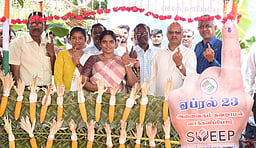 பெரம்பலூரில் வாக்காளா் விழிப்புணா்வு நிகழ்ச்சி