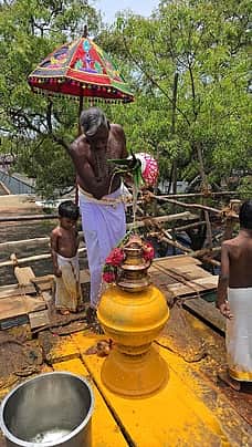 ஏரல் சோ்மன் கோயிலில் வருஷாபிஷேக விழா