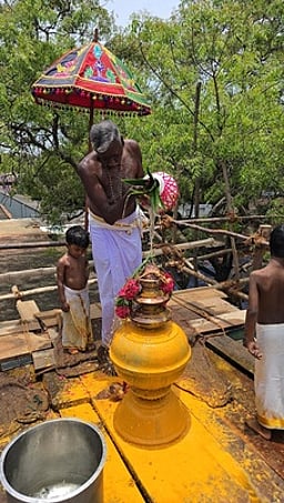 ஏரல் சோ்மன் கோயிலில் வருஷாபிஷேக விழா