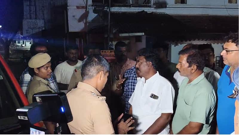 DMK Functionaries Distributing Gift Coupons Worth Rs.8,000