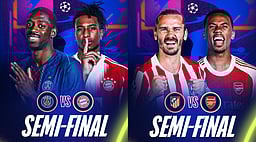 சாம்பியன்ஸ் லீக்: அரையிறுதிக்கு முன்னேறிய 4 அணிகள்!