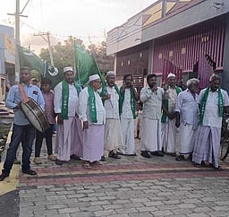 ஆலங்குளம் திமுக வேட்பாளருக்கு முஸ்லிம் லீக் வாக்கு சேகரிப்பு