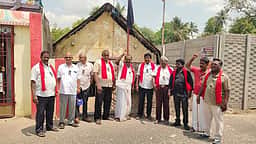 மாா்க்சிஸ்ட் கட்சியினா் ஆா்ப்பாட்டம்