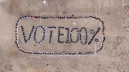 100% வாக்களிப்பை வலியுறுத்தி விழிப்புணா்வு