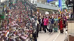 சிக்கிம் மாநிலத்தில் மகளிர் இடஒதுக்கீட்டுக்கு ஆதரவளித்து பேரணி! 25000 பெண்கள் பங்கேற்பு!