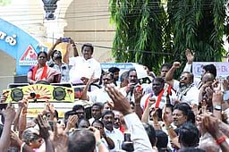 கும்பகோணத்தில் திமுக வேட்பாளரை ஆதரித்து வாக்கு சேகரிப்பு