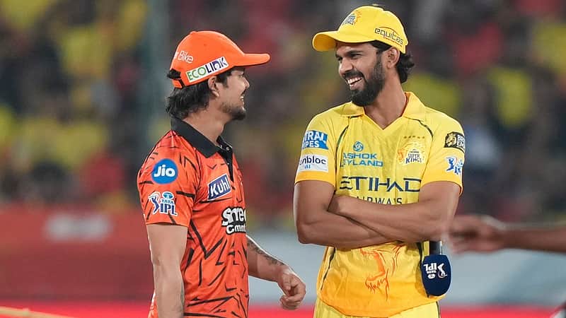 Hyderabad Captain Ishan Kishan and CSK Captain Ruturaj Gaikwad