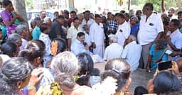 கிராமங்களில் அமைச்சா் துரைமுருகன் திண்ணை பிரசாரம்!