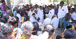 கிராமங்களில் அமைச்சா் துரைமுருகன் திண்ணை பிரசாரம்!