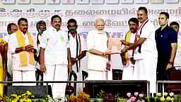 இரட்டை என்ஜின் அரசு இருந்தால் மக்களுக்கு அதிக ஆதாயம்: பிரதமா் மோடி பேச்சு