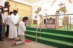 வேளாங்கண்ணியில் நாளை சிறப்புப் பிரார்த்தனையில் பங்கேற்கிறார் விஜய்!