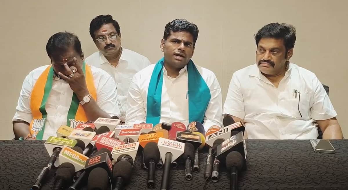 அதிமுக - திமுக கூட்டணிக்கு இடையேயான இருமுனைப் போட்டிதான்: அண்ணாமலை