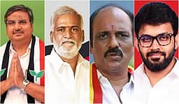 துறைமுகம்... ஹாட்ரிக் வெற்றியை எதிா்நோக்கும் திமுக!