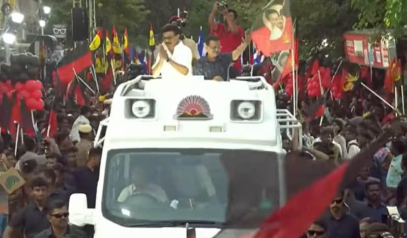 Arvind Kejriwal campaign for MK Stalin