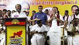 தமிழகத்தில் பாஜகவை நுழைய விடாமல் தடுத்தவா் முதல்வா் மு.க.ஸ்டாலின்: திருச்சி சிவா பேச்சு