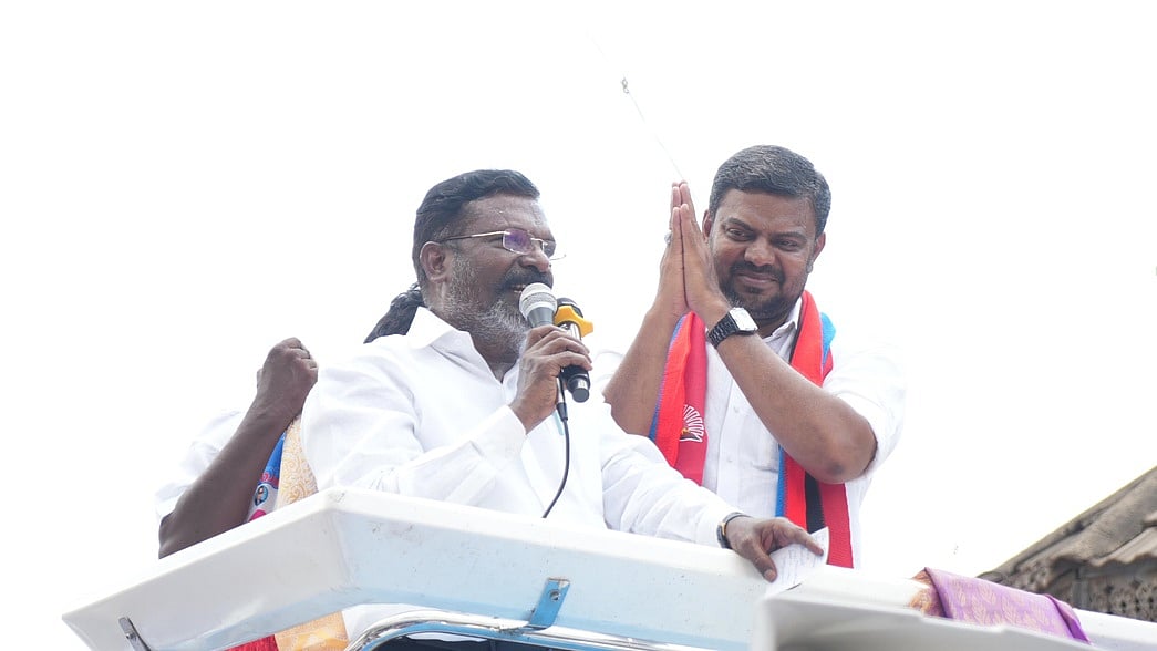 சிறுபான்மையினா் வாக்குகளை பிரிக்கவே விஜய் களமிறக்கப்பட்டுள்ளாா்! - திருமாவளவன் பேச்சு!