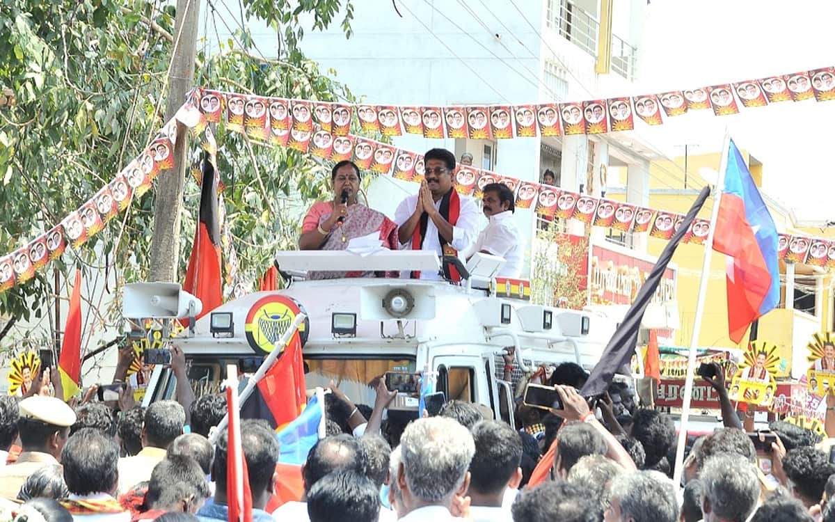 திமுக கூட்டணி மிகப்பெரிய வெற்றி பெறும்! - பிரேமலதா விஜயகாந்த்