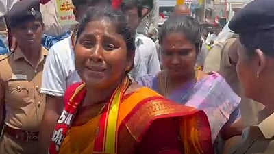 நாதக வேட்பாளர் வித்யாராணி வீரப்பன் கைது! கண்ணீர் விட்டு கதறியதால் பரபரப்பு!