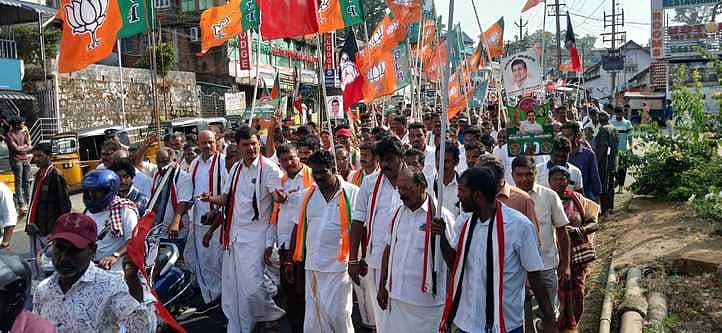 கூடலூரில் இறுதிக்கட்ட பிரசாரம் நிறைவு