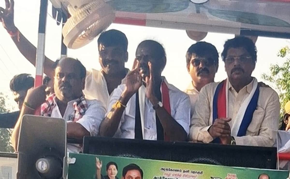 ஆட்சி மாற்றம் ஏற்பட அதிமுகவை ஆதரியுங்கள்: அரக்கோணம் வேட்பாளா் சு.ரவி