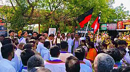 திருமயம் தொகுதியில் அமைச்சா் எஸ்.ரகுபதி இறுதிக்கட்ட பிரசாரம்