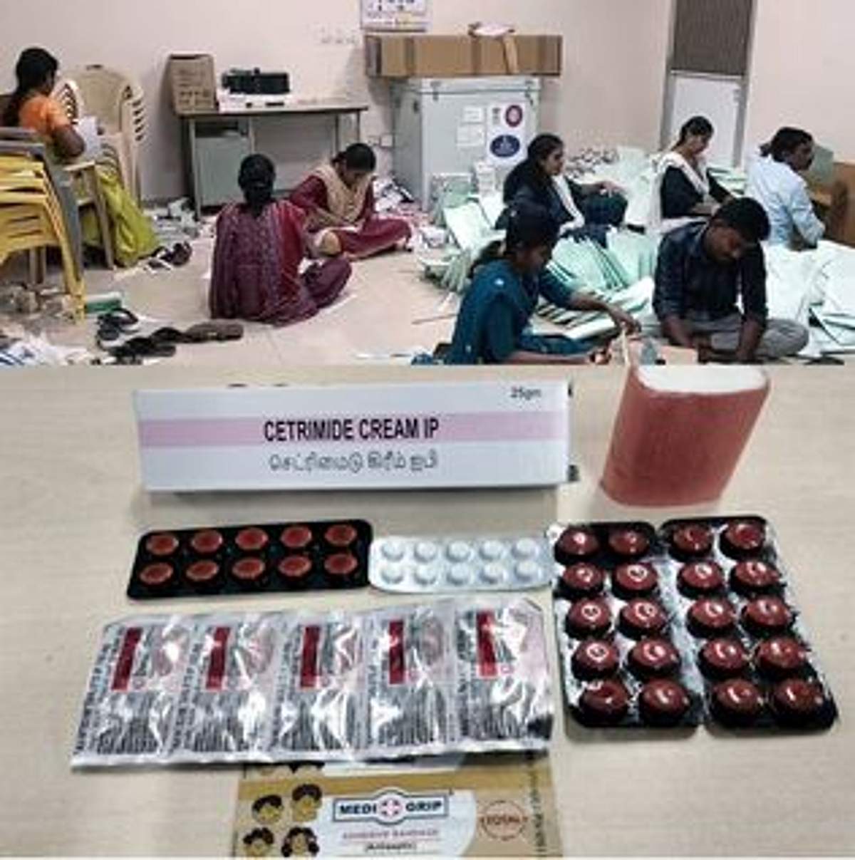 வாக்குச்சாவடிகளுக்கு மருந்து பெட்டகங்கள்